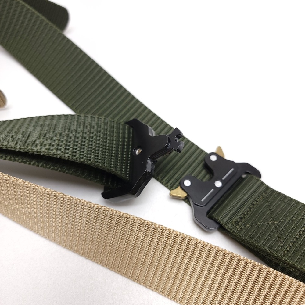 Tactical Belt 1.7" Mens Nylon Webbing Belt Heavy Duty Quick Release Buckle Lot 2 - Picture 5 of 5